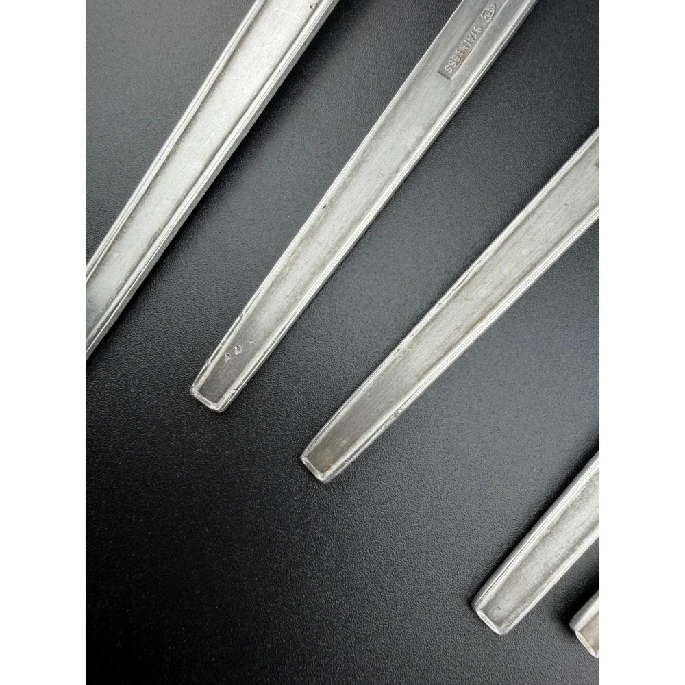 Rogers Ensenada Flatware 5pc Stainless 1 Fork‎ 4 Teaspoons Replacements READ